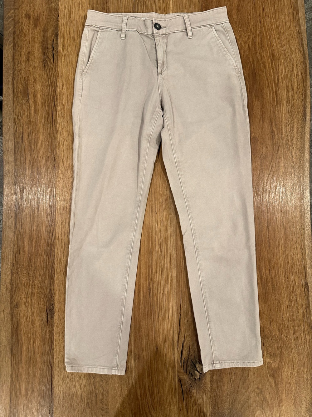 AG Adriano Goldschmied Slim Chinos in Light Taupe